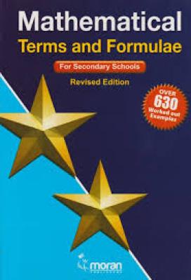 Mathematical Terms &amp; Formulae For  Secondary Schools